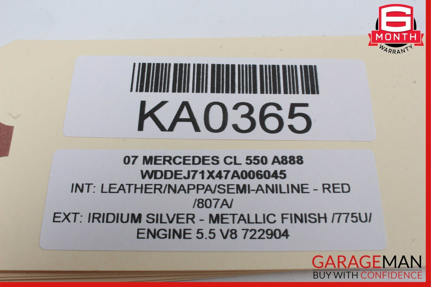 07-14 Mercedes W216 CL550 Front Right Exterior Door Handle Keyless Go Silver