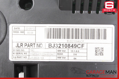 12-15 Range Rover Evoque Speedometer Instrument Cluster BJ3210849CF OEM