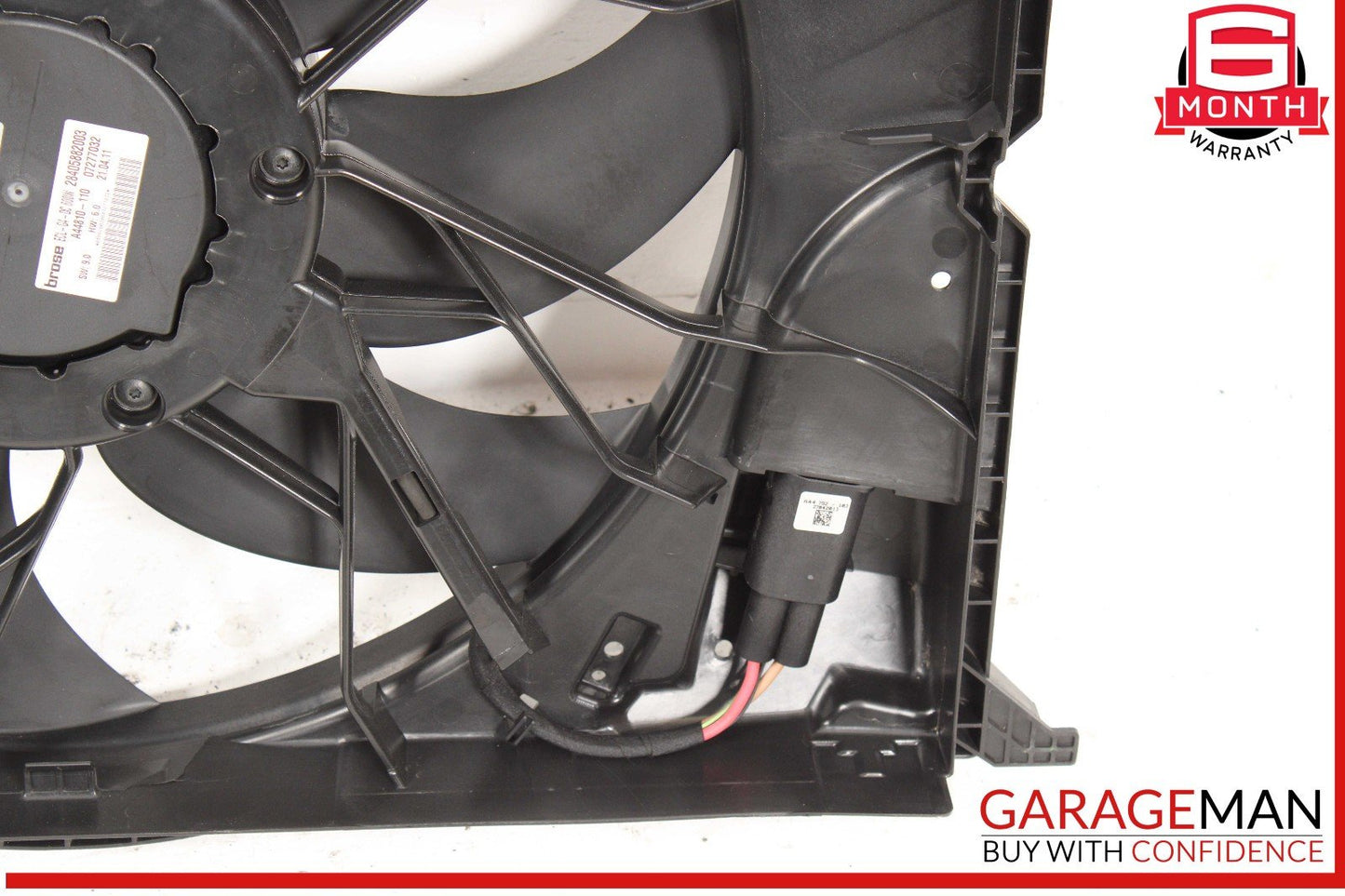 07-13 Mercedes W221 S550 S400 Engine Cooling Fan Motor Assembly 2215000993 OEM