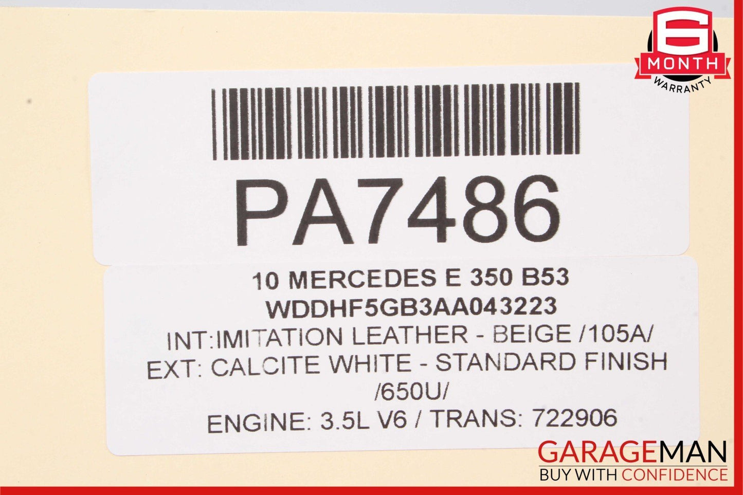 08-18 Mercedes GLK350 C350 Engine Radiator Cooling Fan Motor Shroud Assembly