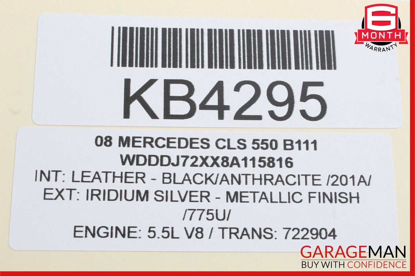 03-12 Mercedes W219 CLS550 GL450 Under Seat Control Module Front Right Side OEM