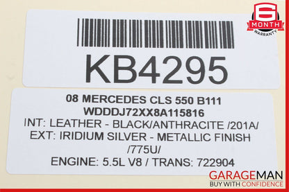 03-12 Mercedes W219 CLS550 GL450 Under Seat Control Module Front Right Side OEM