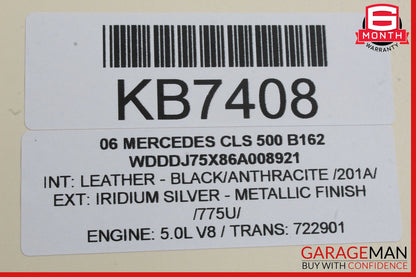 06-11 Mercedes W219 CLS500 CLS55 Rear Right Side Window Regulator Motor OEM