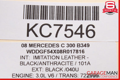 08-14 Mercedes W204 C250 C300 C350 Sedan Front Left Tweeter Speaker Cover Black