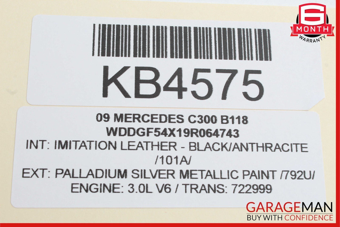 08-11 Mercedes W204 C300 C350 Front or Rear Right Side Exterior Door Handle OEM