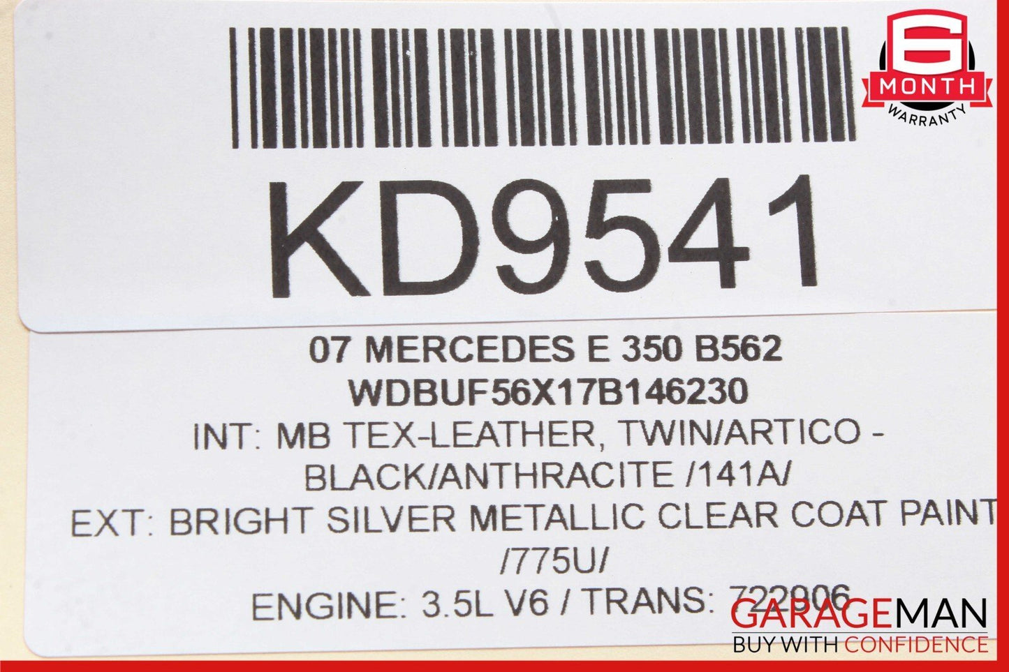 03-09 Mercedes W211 E350 E550 Rear Right Passenger Door Control Module Unit OEM