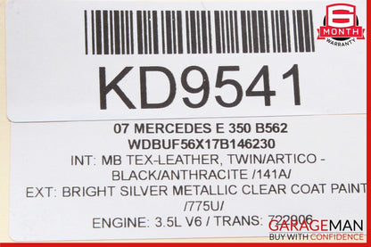 03-09 Mercedes W211 E350 E550 Rear Right Passenger Door Control Module Unit OEM