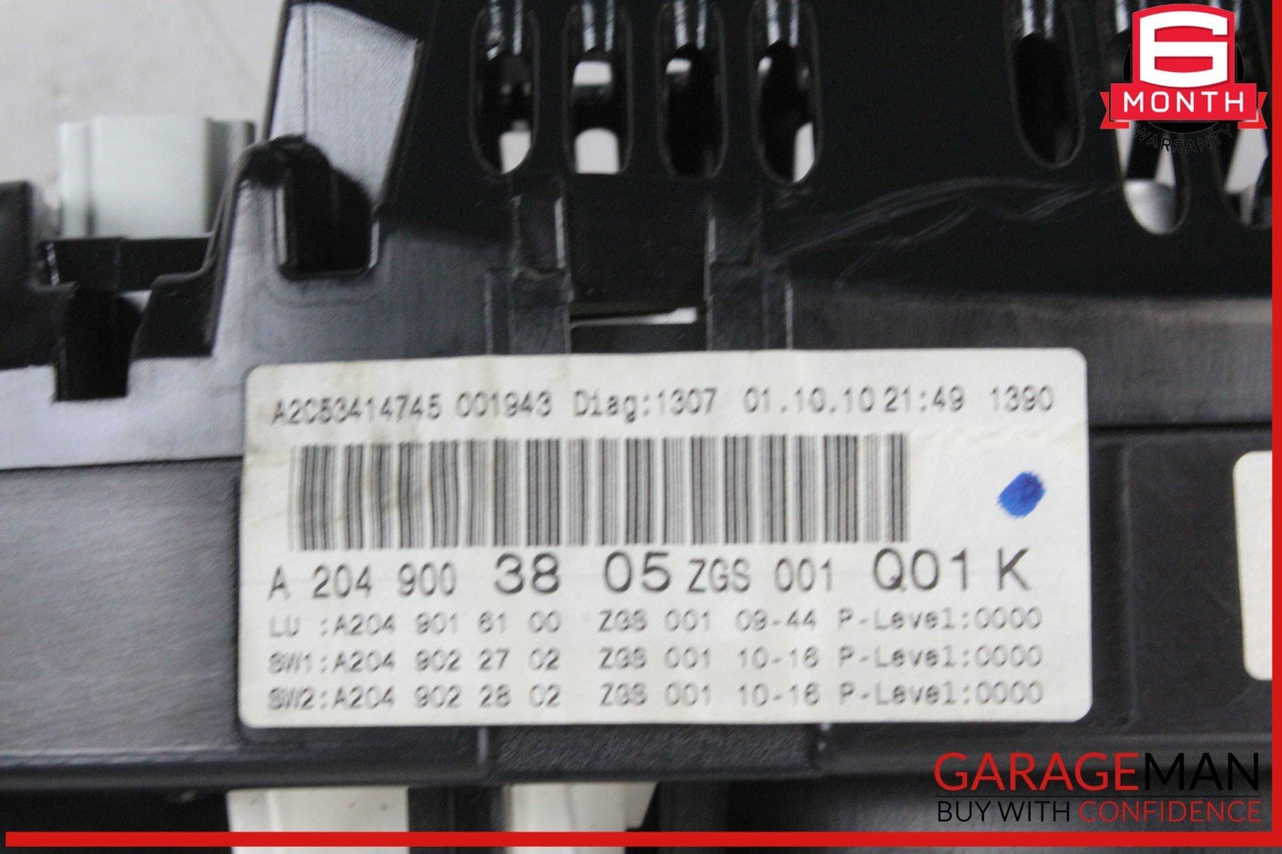 08-11 Mercedes W204 C300 C350 Speedometer Odometer Instrument Cluster Gauge OEM