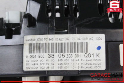 08-11 Mercedes W204 C300 C350 Speedometer Odometer Instrument Cluster Gauge OEM
