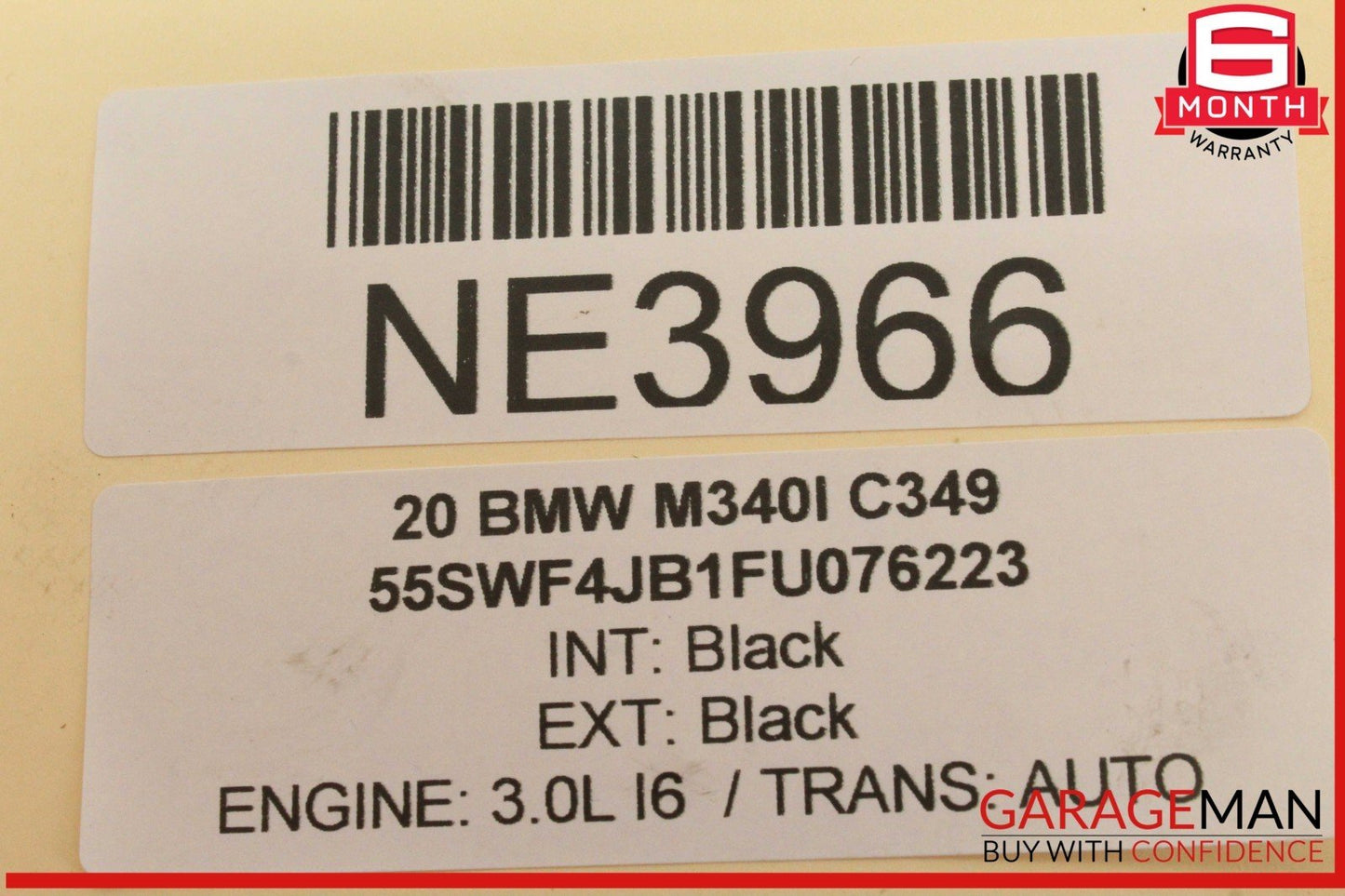 19-24 BMW M340i G20 Rear Left or Right Side Suspension Lower Control Arm OEM