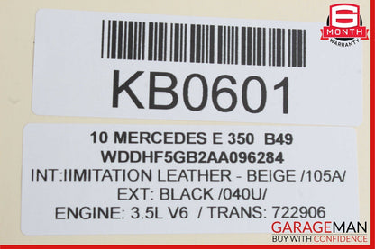 10-16 Mercedes W212 E350 E550 RWD Sedan Front Left Spindle Knuckle Hub Bearing