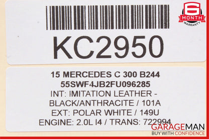 15-19 Mercedes W205 C300 GLC300 Fuse Box Distribution Box 2055402850 OEM