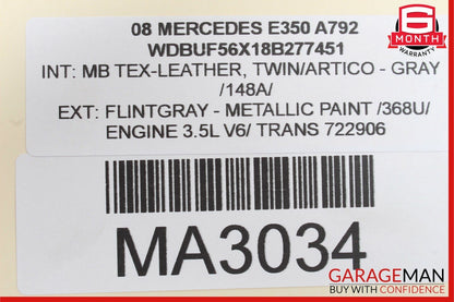 Mercedes W211 E350 GL450 ML350 R320 Sirius Satellite Radio Receiver Module OEM