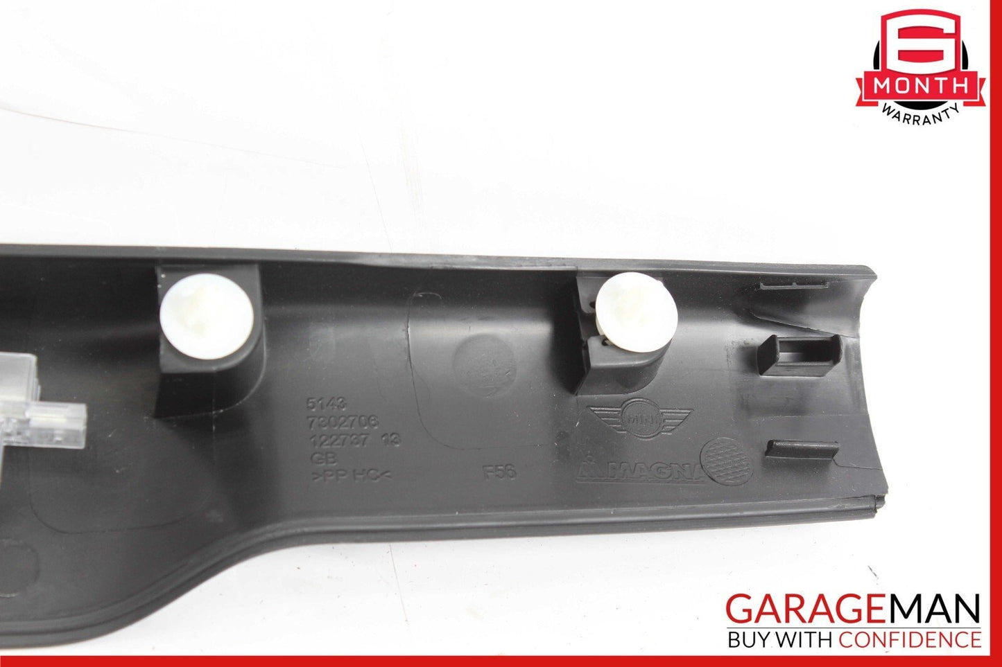 14-19 Mini Cooper Hardtop Rear Tailgate Upper Center Trim Cover Panel OEM