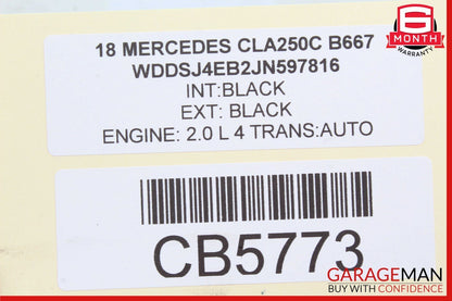 14-18 Mercedes W117 CLA250 GLA250 DENSO Engine Starter Motor Unit