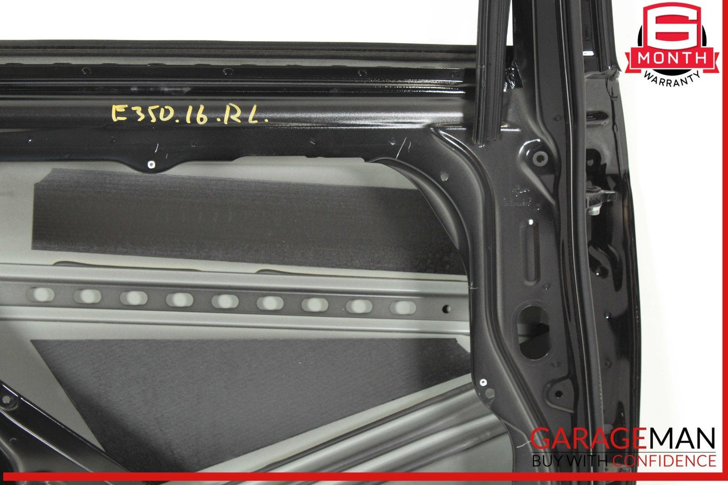 10-16 Mercedes W212 E350 E63 AMG Sedan Rear Left Side Door Shell Black OEM
