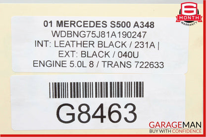 00-06 Mercedes W220 S500 Front Left Driver Side Seat Control Module Unit