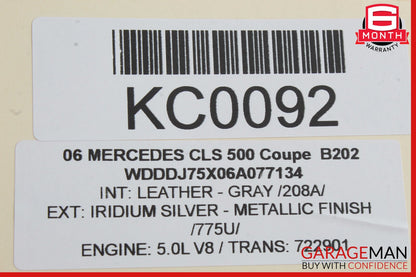 03-12 Mercedes W219 CLS500 GL350 Seat Control Module Left Side OEM