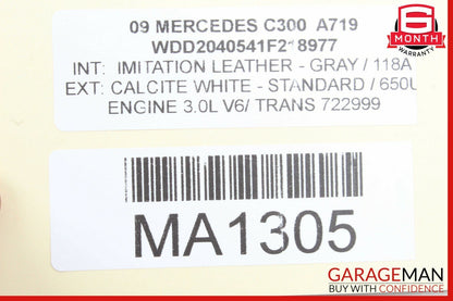 08-17 Mercedes C300 E350 Center Console Ashtray Ash Tray Compartment Silver
