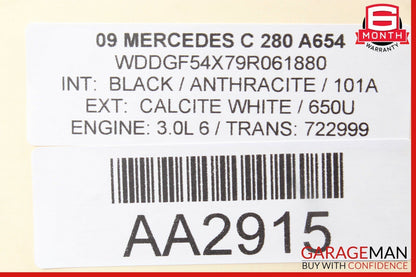 08-14 Mercedes W204 C350 Rear Right Side Door Control Module 2048702526 OEM