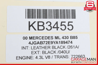 98-05 Mercedes W163 ML430 ML55 AMG Audio Sound System Subwoofer Box Assembly OEM