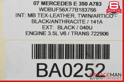 07-09 Mercedes W211 E350 Front Right Side Engine Motor Mount Bracket Assembly