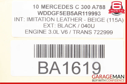 08-11 Mercedes W204 C300 Right Side Engine Intake Camshaft Cam Shaft OEM