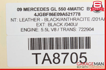 06-13 Mercedes X164 GL550 4MATIC Front Right Exterior Door Handle Keyless Go OEM