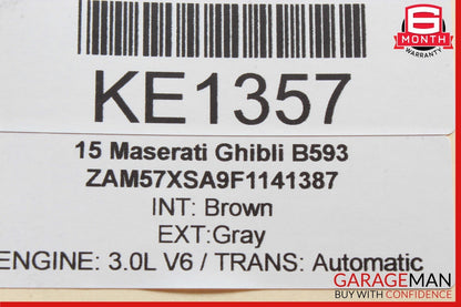 14-17 Maserati Ghibli Front Left Dash Dashboard Compartment Storage Tray Box OEM