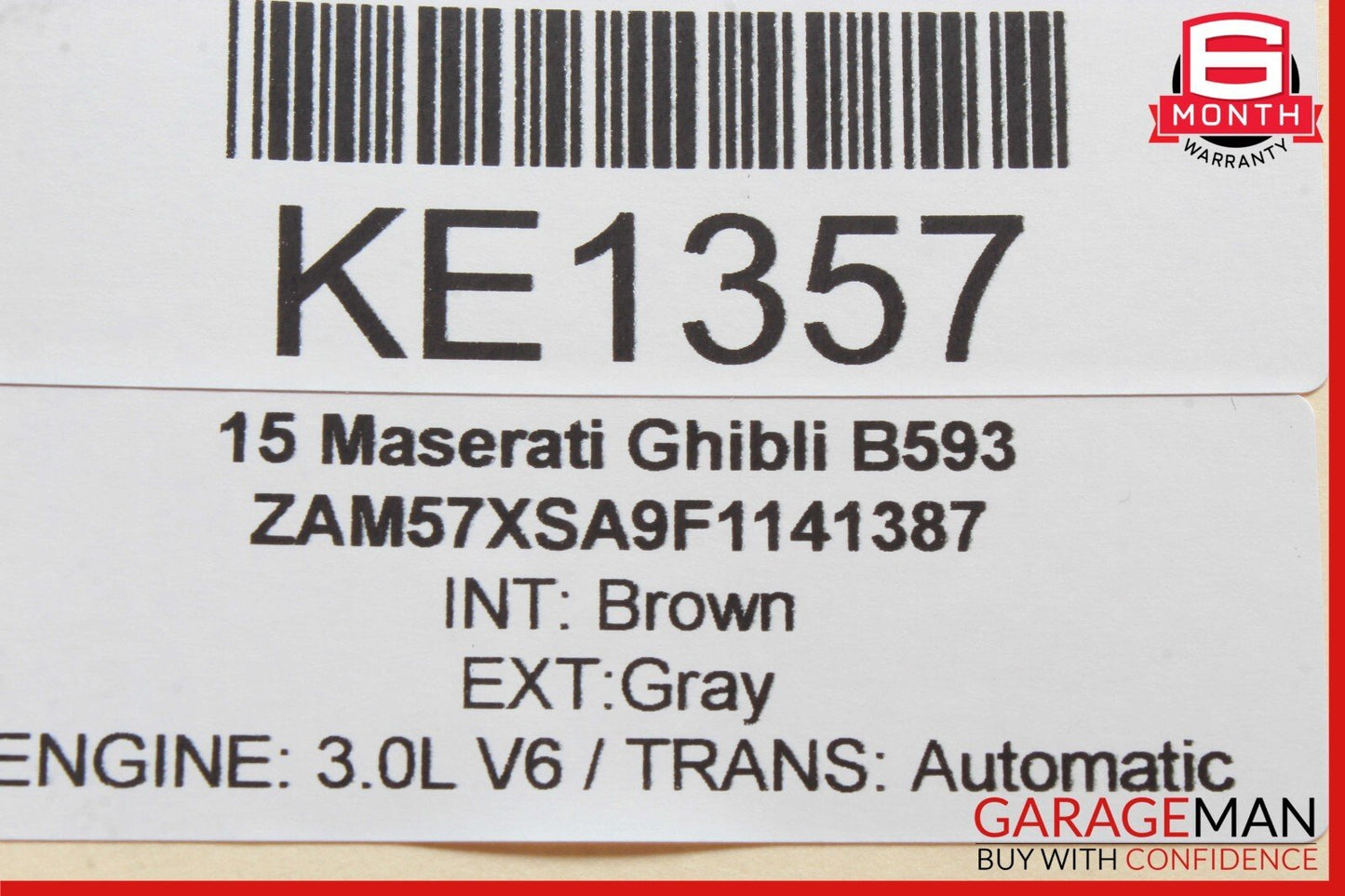 14-17 Maserati Ghibli Front Left Dash Dashboard Compartment Storage Tray Box OEM