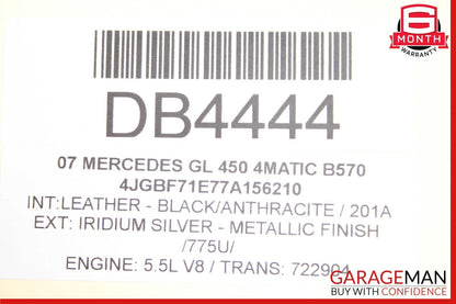 07-12 Mercedes GL450 ML550 7G Tranny Automatic Transmission 722.904 AWD 181k