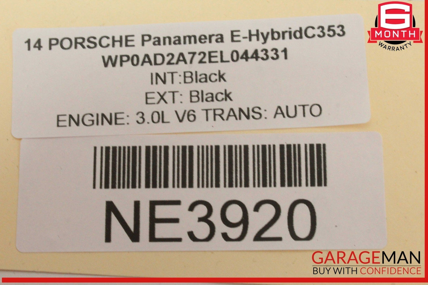 12-16 Porsche Panamera 970 E-Hybrid Trunk Subwoofer Speaker w/ Amplifier OEM