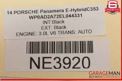12-16 Porsche Panamera 970 E-Hybrid Trunk Subwoofer Speaker w/ Amplifier OEM
