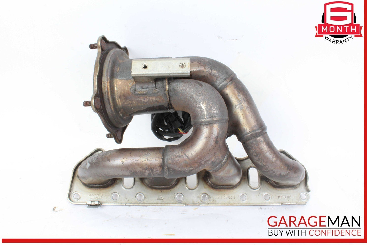 08-14 Porsche Cayenne 957 958 4.8L Left Side Exhaust Manifold Header OEM