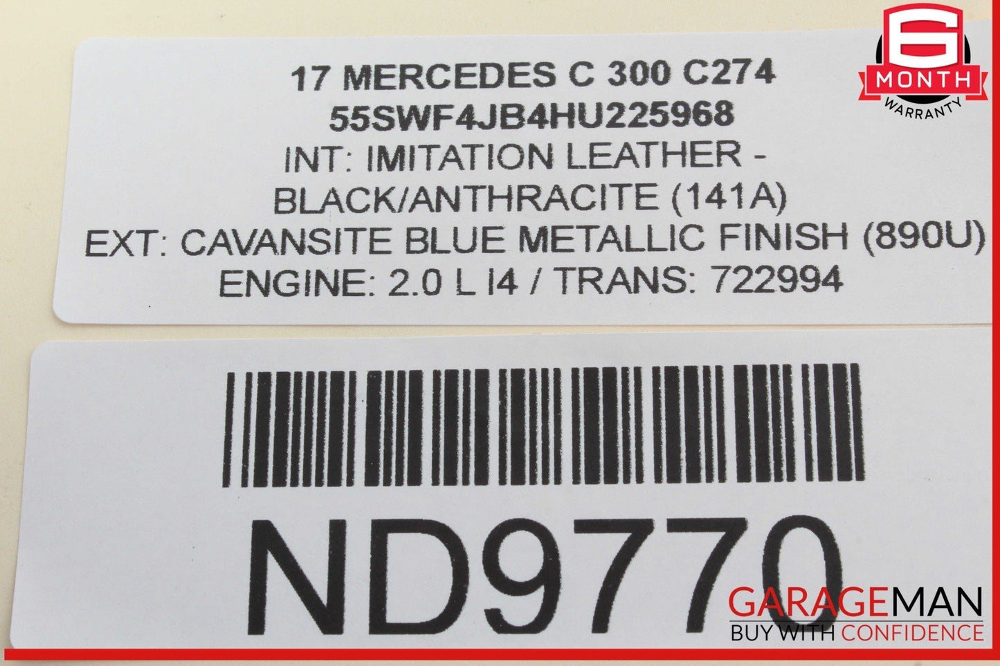 15-20 Mercedes W205 C300 GLC43 Front Left Side Seat Control Switch Module Unit