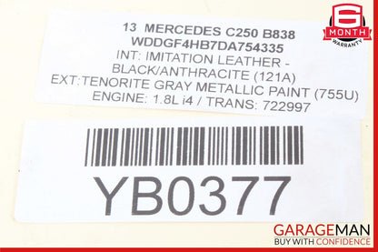08-20 Mercedes W204 C250 SLK250 Front Left Side Spindle Knuckle Hub Bearing OEM