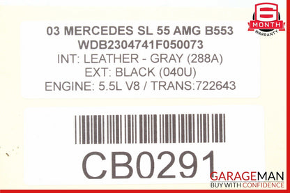 03-08 Mercedes R230 SL55 AMG SL500 SL600 Front Left Side Lower Control Arm OEM