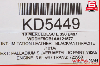 10-13 Mercedes W212 E350 E250 E550 Rear Right Exterior Door Handle OEM