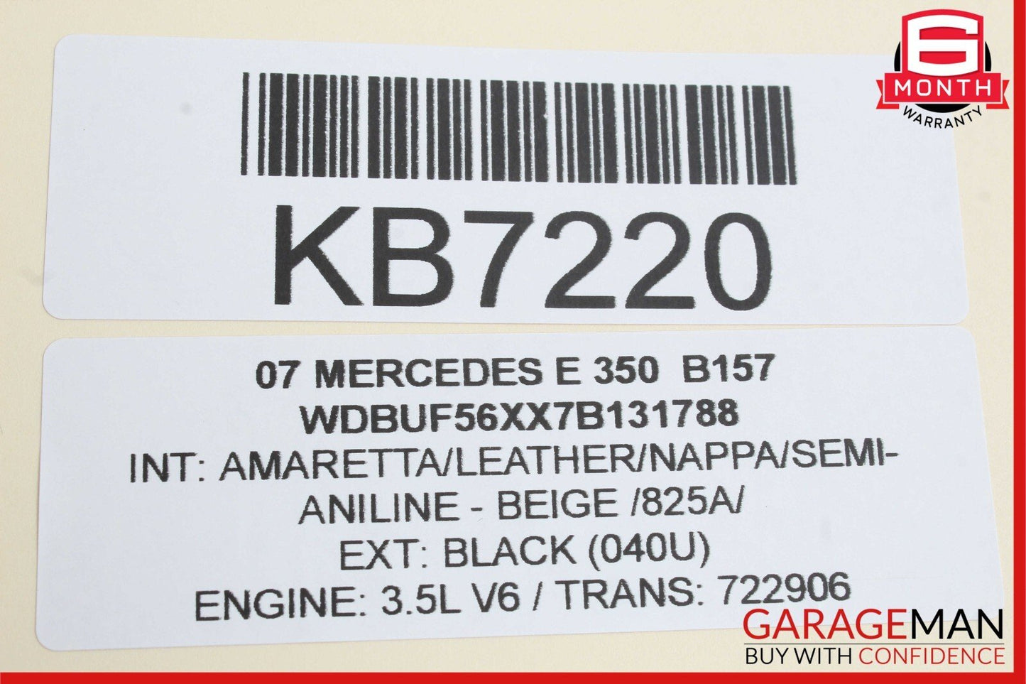 03-09 Mercedes W211 E350 E550 Rear Right Side Door Controller Module Unit