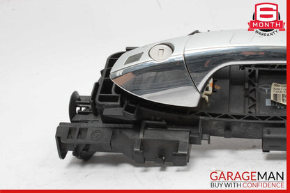 10-13 Mercedes W212 E350 Coupe Front Left Exterior Door Handle Keyless Go Silver