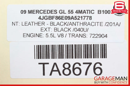 06-12 Mercedes X164 GL55 4MATIC Front Left Side Sun Visor Sunvisor Shade OEM