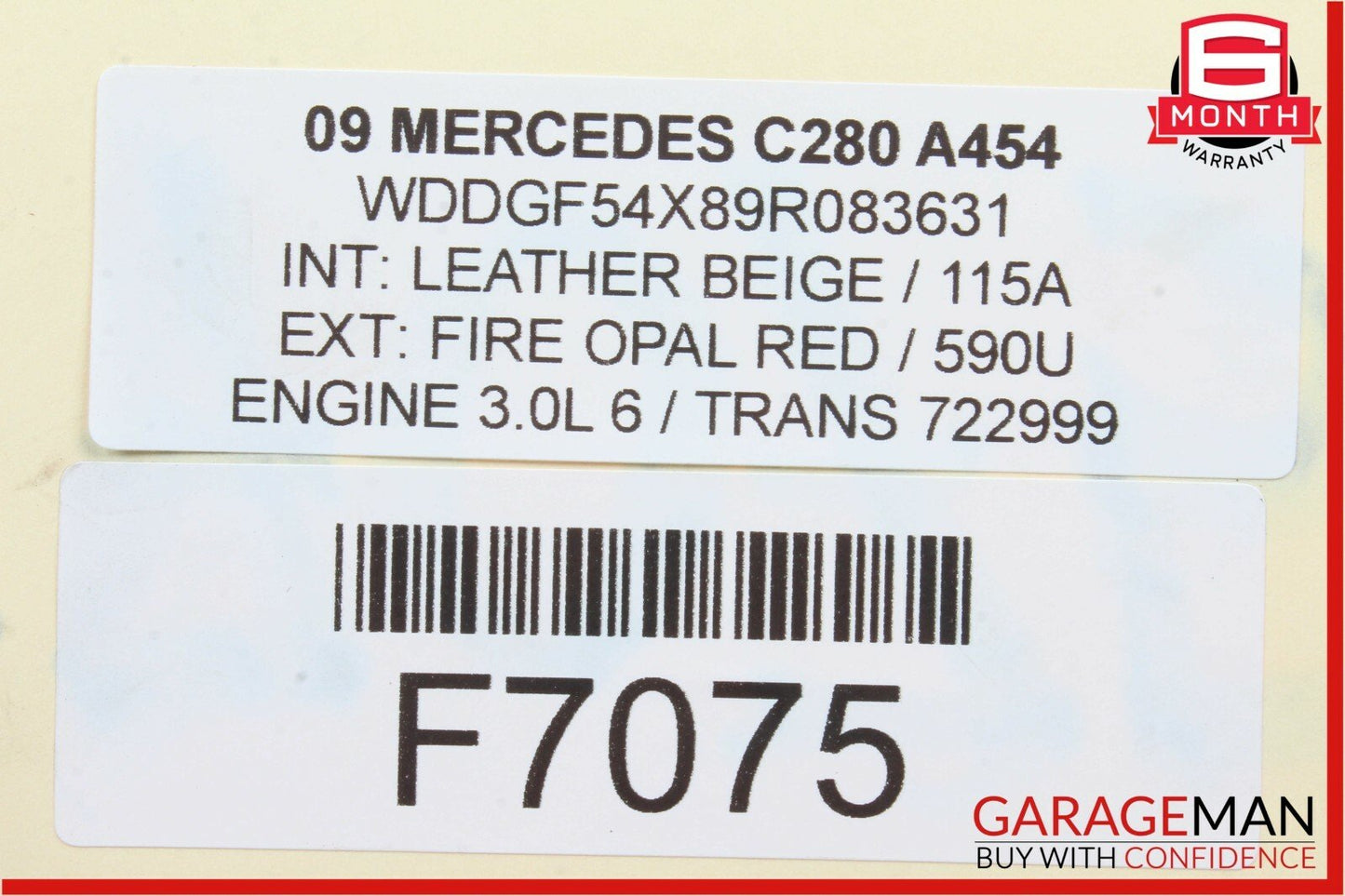 08-11 Mercedes W204 C250 C300 Power Steering Rack and Pinion 2044605700 OEM