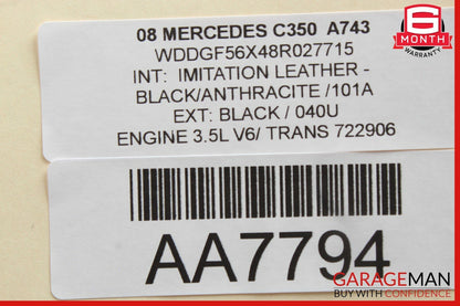 08-18 Mercedes W204 C300 C250 E400 Front Left Side Door Control Module OEM