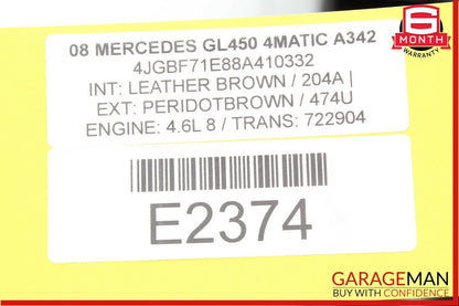 03-11 Mercedes X164 GL450 E350 Seat Control Module Front Left 2118704085 OEM