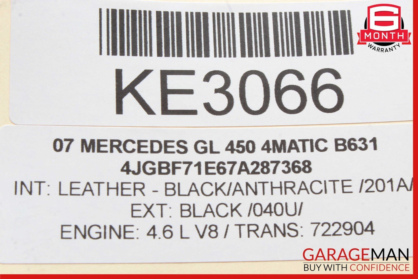 06-13 Mercedes X164 GL450 R350 CL550 TPMS Tire Pressure Control 1645409545 OEM