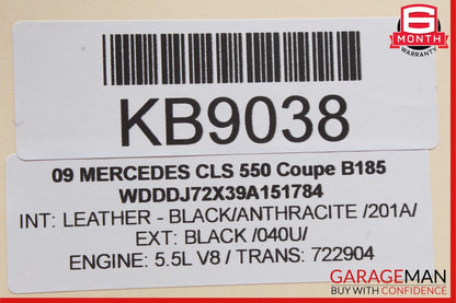 06-11 Mercedes W219 CLS350 CLS550 E350 Rear Overhead Dome Light Reading Map Gray