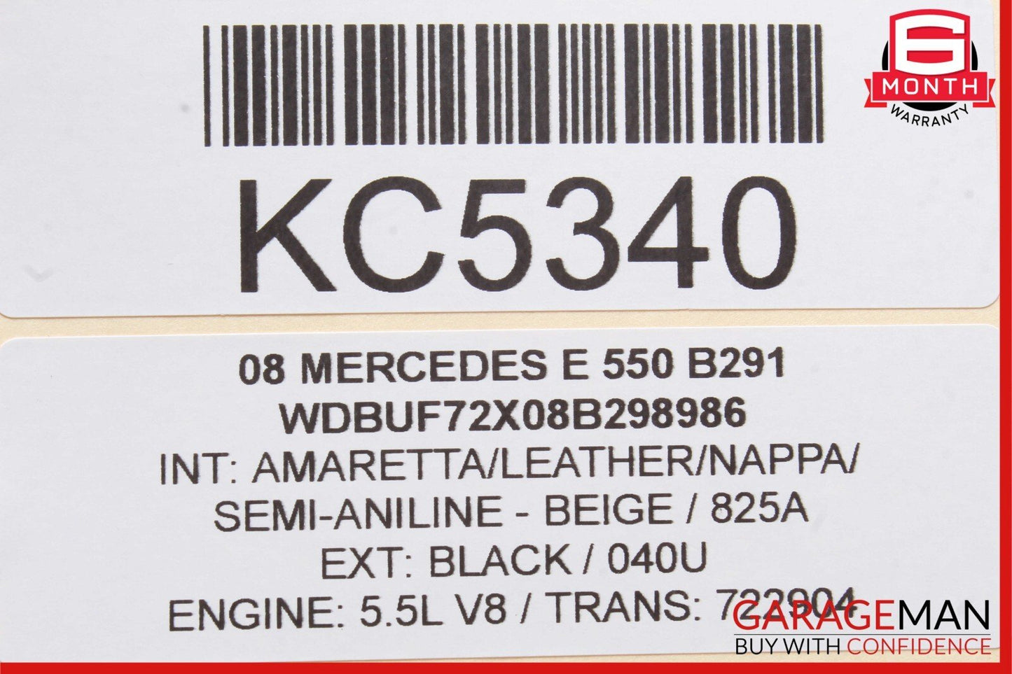 03-09 Mercedes W211 E550 E350 Front Left Driver Side Door Control Module OEM