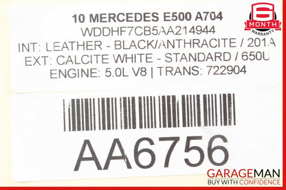 10-16 Mercedes W212 E500 Rear Right / Left Side Suspension Lower Control Arm