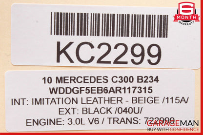 08-11 Mercedes W204 C300 C250 Front Left Driver Side Exterior Door Handle Black