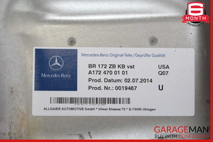 12-17 Mercedes R172 SLK250 Fuel Gas Tank Reservoir Filler Neck Assembly